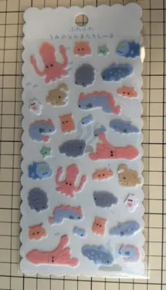 ぷくぷくシール 立体シール シール 3Dシール　フェルトシール