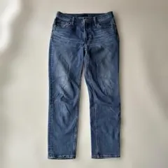 ユニクロ デニムパンツ ジーンズ ストレッチ 27 ブルー