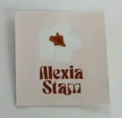 Alexia Stam☆ノベルティ　非売品　ハイビスカス　ステッカー　レアアイムのサムネイル