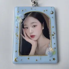 トレカキーホルダー　韓国　トレカ　レジン　デコ　硬質　ケース　トレカケース　月2