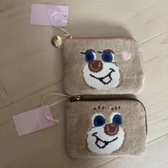 FEILER ラブラリーバイフェイラー　ドアップテディガール L字ポーチ