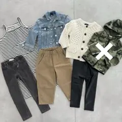 男の子 まとめ売り 100 110 ズボン 長袖 冬 アウター 保育園着