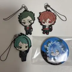 ツイステ 缶バッジ ラバーチャーム まとめ売り