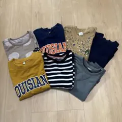 【まとめ売り】キッズ男の子　130 トレーナー7点セット