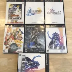 PS2 ソフト7本セット+メモリーカード2つ