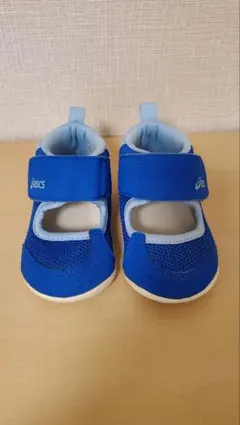 asics SUKU2 MESHOES 12.5cm ベビーサンダル 青