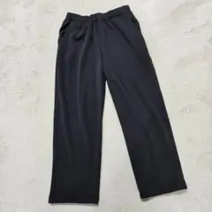 光陽 ウエストゴム スウェット パンツ【XL】ブラック 裏起毛 ゆったり