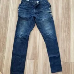 SASSAFRAS フォールリーフスプレーヤーデニム　ライトオンス　 Sサイズ