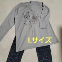 ミッキー ミニー パジャマセット Lサイズ
