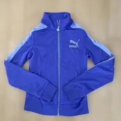 PUMA 紫 ジップアップジャケット