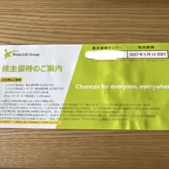 レアジョブグループ 株主優待のご案内のサムネイル