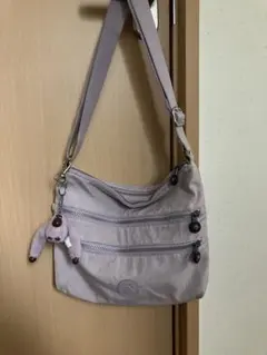 近日処分予定！キプリング　ショルダーバッグ　薄紫色