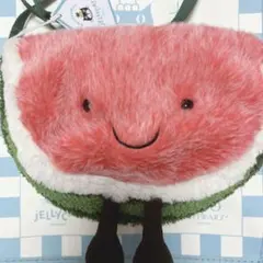 新品ジェリーキャット スイカ バッグ　ショルダーバッグ ぬいぐるみ 廃番 新品 ジェリーキャット スイカ すいか ポシェット バッグ