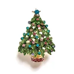 クリスマスツリーのブローチ4b