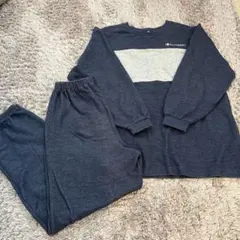 Champion パジャマセット 160 ネイビー/グレー