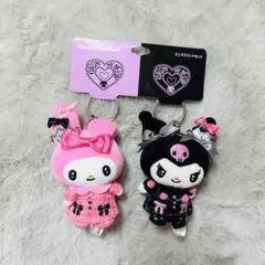 マイメロディ＆クロミ ミニマスコットキーホルダーセット - メルカリ