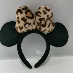 ミニー レオパード リボン カチューシャ ヒョウ柄　ディズニー　2016
