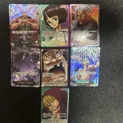 ワンピースカードゲーム　リーダーパラレル　7枚セット