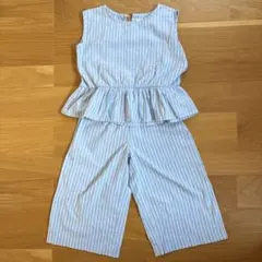 美品☆PAIR MANON ストライプ セットアップ 120のサムネイル