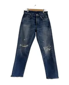 新品☆未使用品リエンダmoussyマウジーデニム ストレート  ダメージあり