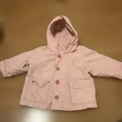 bebe フード付きピンクジャケット 90cm