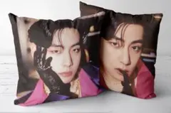 BTS テテ クッションカバー 45 ふわさら 別柄 BTS ファブリッククッションカバー 45×45 テテ V - メルカリ