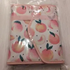 フェイラー多機能ケース BOOK　ピーチドット　Peach