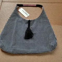People Tree ショルダーバッグ チェック柄 タッセルのサムネイル