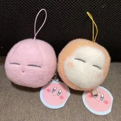 星のカービィ　羊毛フェルト風　フェイスマスコット2 全2種セット　新品