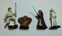スター・ウォーズ チョコエッグ　フィギュア4個セット