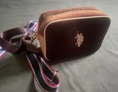 U.S. POLO ASSN. ユーエスポロアッスン ブラウン ショルダーバッグ