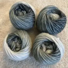 グラデーションコットンヤーン ③ 200g モノトーン