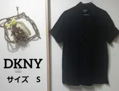 【DKNY 】ダナ・キャラン半袖シャツ ブラックSサイズのサムネイル