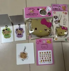 キティ 日焼け 百均 ダイソー セリア キャンドゥ 新品未使用 6点セット