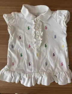 Ralph Lauren フリル付きポロシャツワンピース