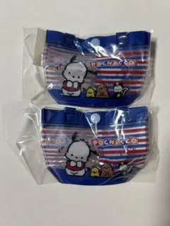 サンリオキャラクターズ　プールバック風　ミニポーチ　ポチャッコ