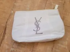 YSL ホワイトポーチ　ノベルティ