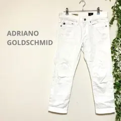 希少【ADRIANO GOLDSCHMID】ホワイトデニム　USA製　24サイズのサムネイル