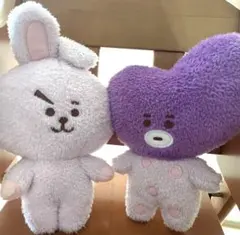 BT21 ぬいぐるみ 2点セット ミントカラー 激レア！レインボーカラー