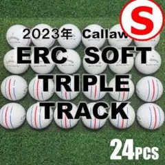 【S128】キャロウェイ ERC トリプルトラック23年白 ロストボール 24球