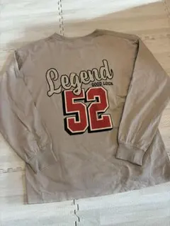 デビロック　グレージュ　バックプリント長袖カットソー　サイズ150