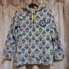 L ミニオンパーカー グレー