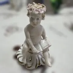 【美品】ブルーノ・メルリ カポディモンテ フィギュリン 「母と子」ヴィンテージ 美品】ブルーノ・メルリ カポディモンテ フィギュリン 「母と子