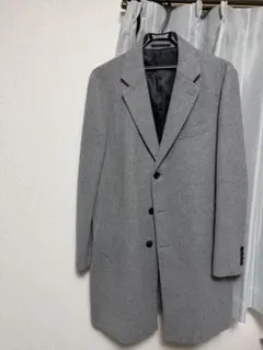 GU グレー チェスターコート