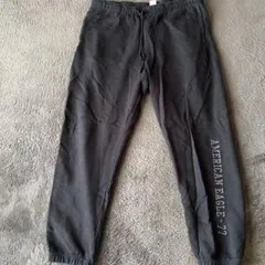 AMERICAN EAGLE ブラック スウェットパンツ