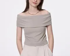 GU オフショルダーT Mサイズ