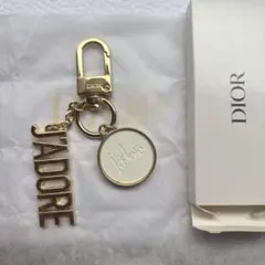 新品✨Dior JADORE キーホルダー　バッグチャーム　ゴールドノベルティ