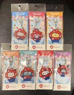 ミャクミャクサンリオアクリルキーホルダー 7点セットコンプリート