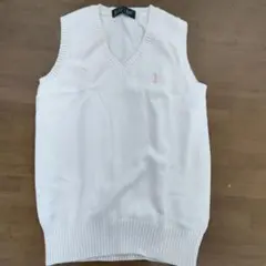 East Boy ホワイト Vネック スクールベスト9