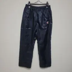 チャンピオン ウインドパンツ 紺 トラックパンツ ワイド 裏起毛のサムネイル